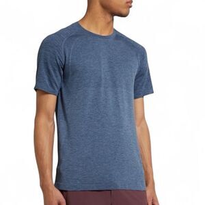 Lululemon Metal Vent Tech Shirt Royal/ Navy Blue Short Sleeve Medium